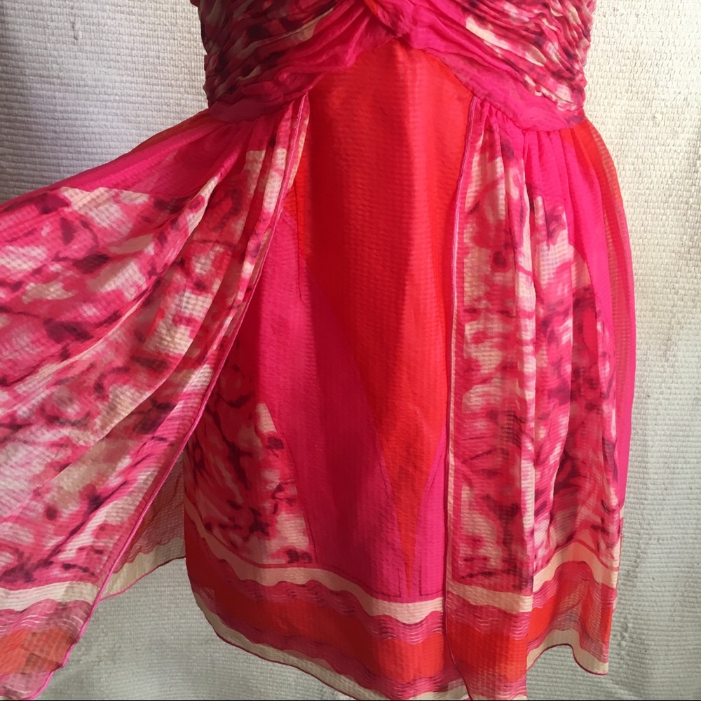 Anna Sui Bright Scarf Print Sleeveless Dress - Picture 3 of 8